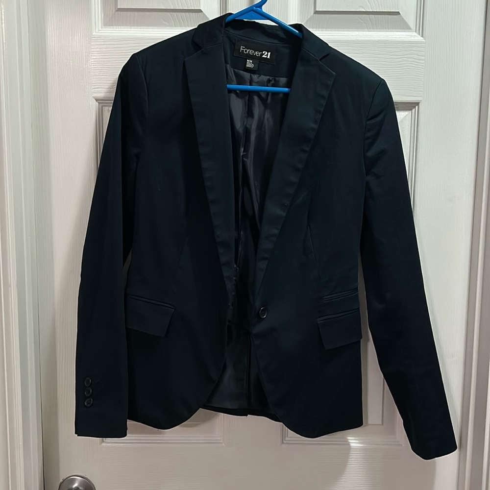 Forever 21 navy blue blazer